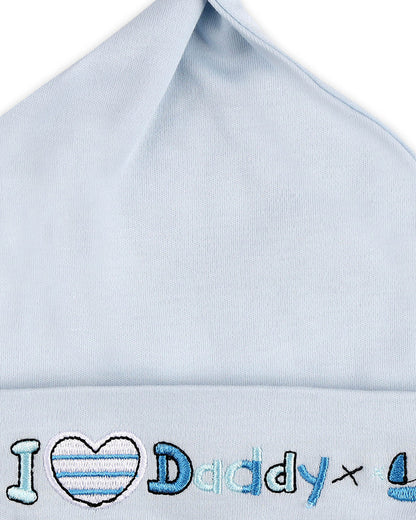 Kicks & Crawl Multicolor Caps-100% Cotton-Daddy's Baby-Pack of 3-For Infants