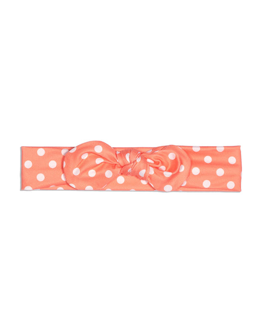 Kicks & Crawl Peach Headbands-Cotton Blend-Printed-For Infants