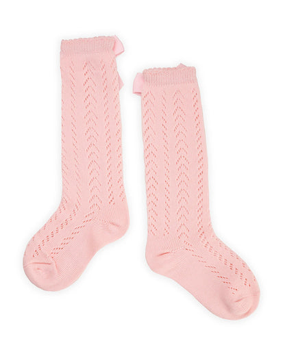Kicks & Crawl Pink Stockings-Cotton-Solid-For Infants