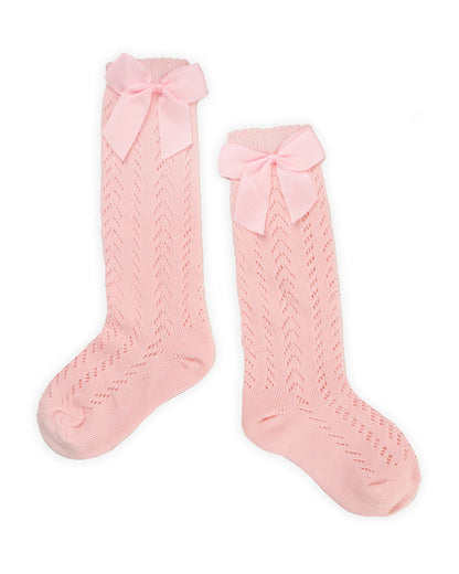 Kicks & Crawl Pink Stockings-Cotton-Solid-For Infants
