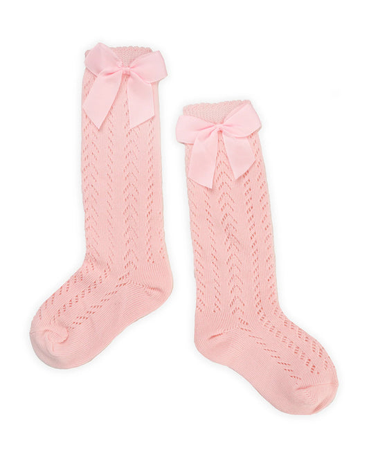 Kicks & Crawl Pink Stockings-Cotton-Solid-For Infants