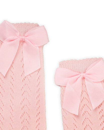 Kicks & Crawl Pink Stockings-Cotton-Solid-For Infants