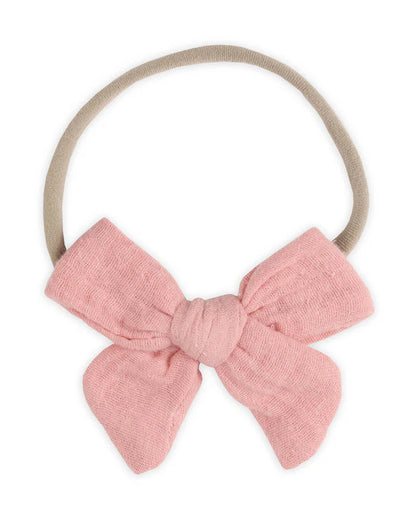 Kicks & Crawl Pink & White Headbands-Cotton & Lycra-Polka Tots-Pack of 3-For Infants