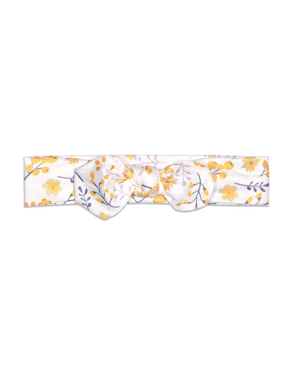 Kicks & Crawl Multicolor Headband-Cotton Blend-Sunshine-Pack of 3-For Infants