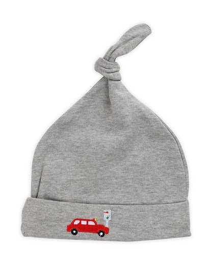 Kicks & Crawl Multicolor Cap-100% Cotton-Vroom Vroom-For Infants