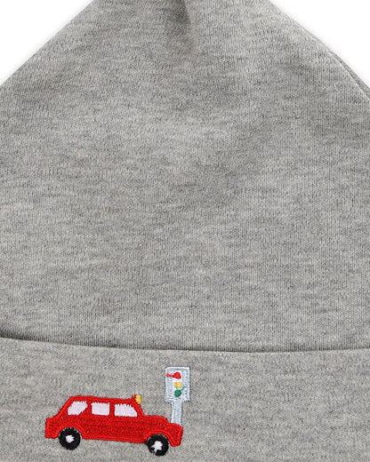 Kicks & Crawl Multicolor Cap-100% Cotton-Vroom Vroom-For Infants