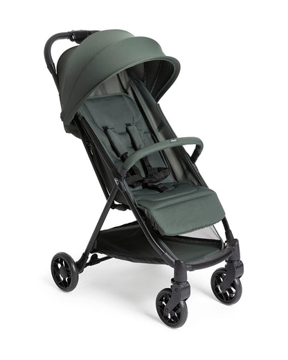 Chicco Urbino Lightweight Baby Stroller-Flat Reclining Seat-One Hand Fold-6 Months Warranty-For 0 to 4Y (Upto 22 Kg)-Evergreen