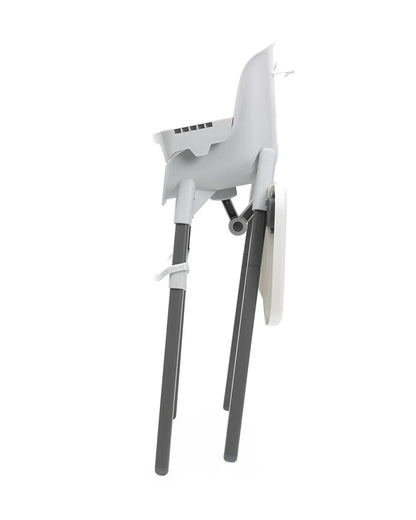 Chicco Polly Zest Baby High Chair-With Feeding Chair, Youth Stool & Baby Chair Mode- 5 Point Harness-Removable Tray-For 6M to 8Y (Upto 40 kg)-Moon Grey