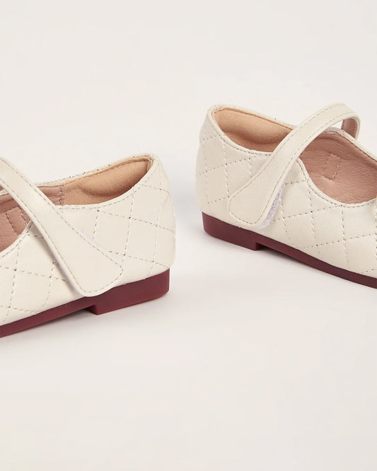 NINO BELLO Beige & Black Knot Velcro Bellies For Infants