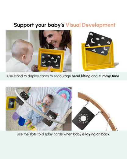 Curious Cub Montessori Inspired Play Gym-Sensory Exploration-0 to 12M