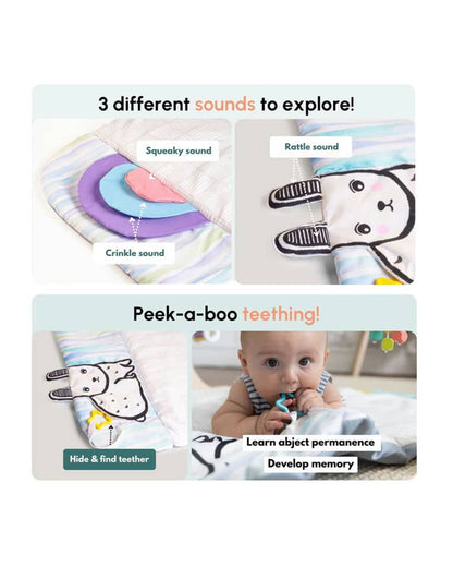 Curious Cub Montessori Inspired Play Gym-Sensory Exploration-0 to 12M