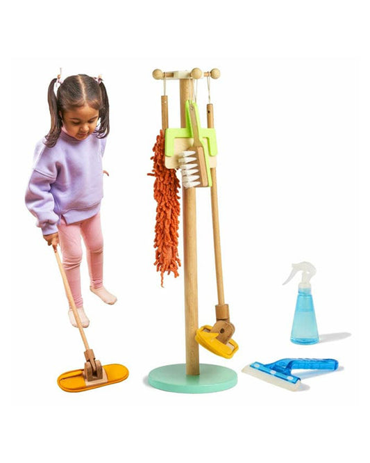 Curious Cub Cleaning Set-Includes 7 Pieces-Encourages Cleanup-Pretend & Play Toy-12M+