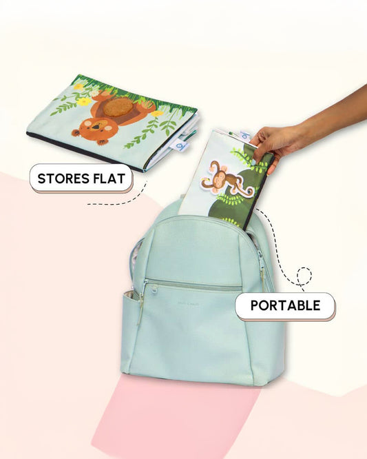 Curious Cub Tummy Time Book-Includes Baby Safe Mirror-Encourage Tummy Time-Learning & Educational Toys-0 to 12M