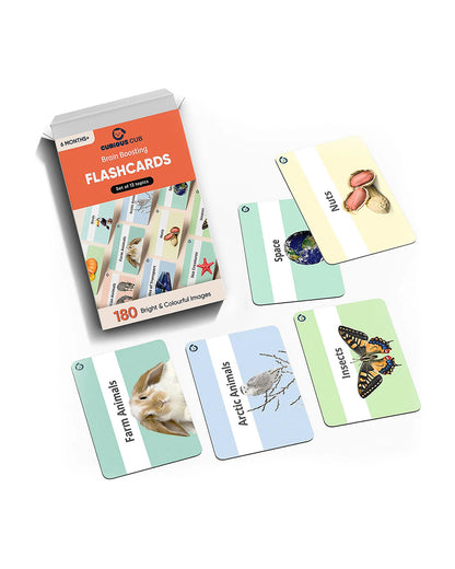 Curious Cub 180 High Contrast Flash Cards-Supports Early Brain Development-Learning & Educational Toys-6M+