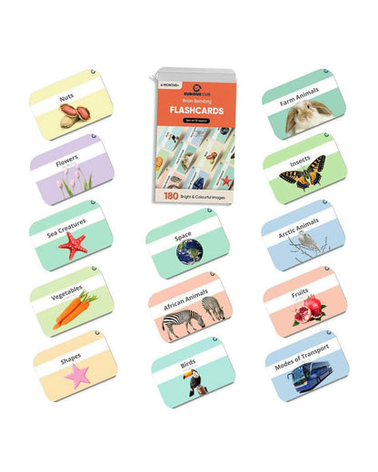 Curious Cub 180 High Contrast Flash Cards-Supports Early Brain Development-Learning & Educational Toys-6M+