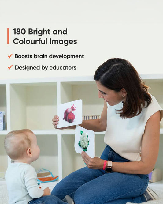 Curious Cub 180 High Contrast Flash Cards-Supports Early Brain Development-Learning & Educational Toys-6M+