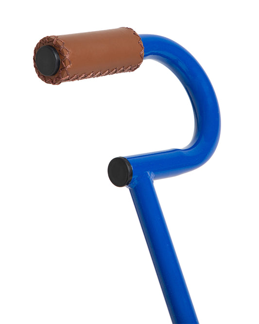 Todds Trike-ISO 8124 Certified-Detachable & Height Adjustable Parent Handlebar-With Birchwood Pedals & Vegan Leather Padded Seat-For 18M+-Boat Blue