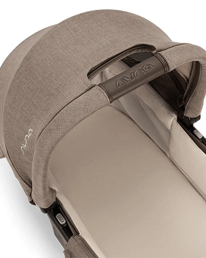 Nuna LYTL Baby Carry Cot-With Dream Drape & Ventilated Mesh Panel-Integrated Release Buttons-Compact & Flat Fold-Includes Rain Cover-2 Years Warranty-Upto 9 Kg-Cedar