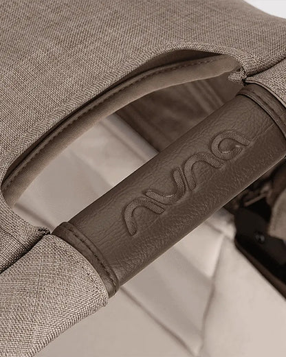 Nuna LYTL Baby Carry Cot-With Dream Drape & Ventilated Mesh Panel-Integrated Release Buttons-Compact & Flat Fold-Includes Rain Cover-2 Years Warranty-Upto 9 Kg-Cedar