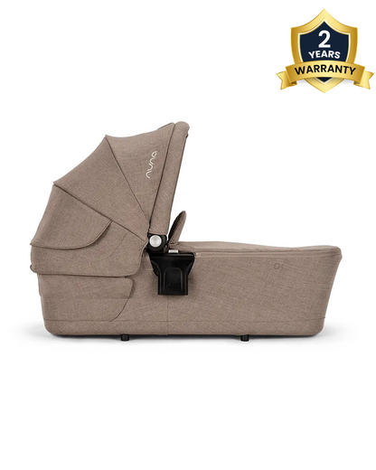 Nuna LYTL Baby Carry Cot-With Dream Drape & Ventilated Mesh Panel-Integrated Release Buttons-Compact & Flat Fold-Includes Rain Cover-2 Years Warranty-Upto 9 Kg-Cedar