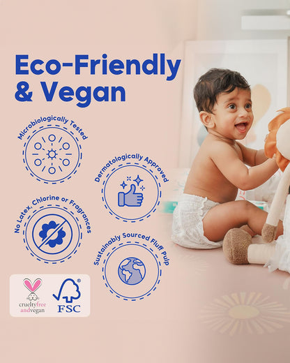 Kim & Kimmy Buoy Bottoms Diaper Pants-Size 5 (12-17Kg)-With Wetness Indicator