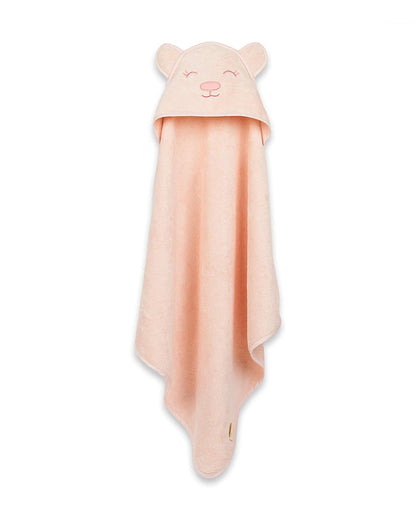Masilo Hooded Baby Bath Towel-100% Bath Towelling Cotton-Grrly Bear