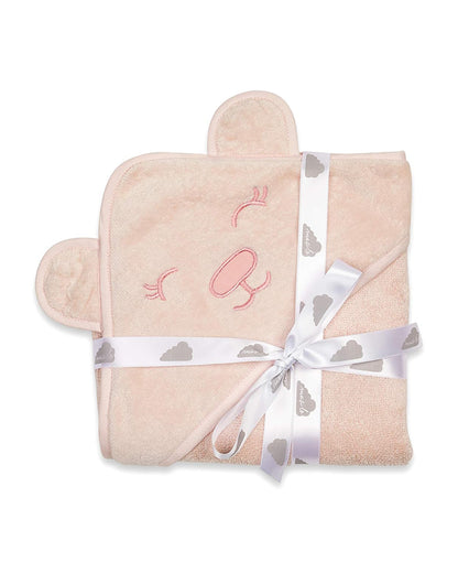 Masilo Hooded Baby Bath Towel-100% Bath Towelling Cotton-Grrly Bear