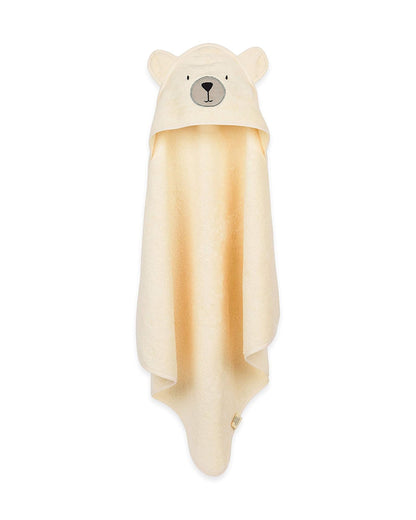 Masilo Hooded Baby Bath Towel-100% Bath Towelling Cotton-Teddy Bear