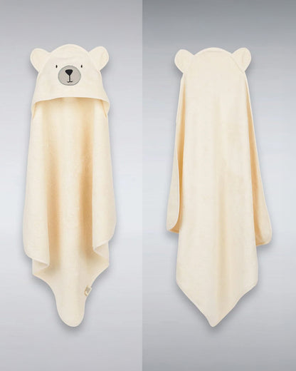 Masilo Hooded Baby Bath Towel-100% Bath Towelling Cotton-Teddy Bear