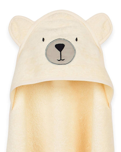 Masilo Hooded Baby Bath Towel-100% Bath Towelling Cotton-Teddy Bear