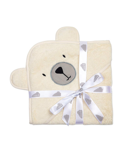 Masilo Hooded Baby Bath Towel-100% Bath Towelling Cotton-Teddy Bear