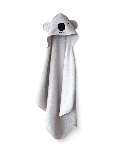 Masilo Hooded Baby Bath Towel-100% Bath Towelling Cotton-Koala Bear