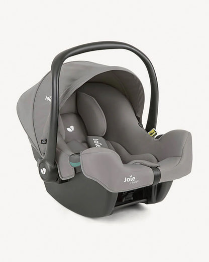 Joie Pact Pro Lightweight Stroller & i-Snug 2 Car Seat Travel System-Stroller Features (One Hand Fold, Upto Upto 22 Kg)-Car Seat Features (Adjustable Headrest, Upto 13 Kg)-Pebble