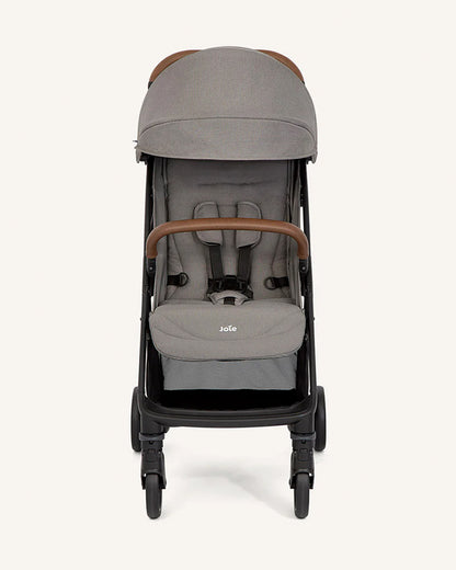 Joie Pact Pro Lightweight Stroller & i-Snug 2 Car Seat Travel System-Stroller Features (One Hand Fold, Upto Upto 22 Kg)-Car Seat Features (Adjustable Headrest, Upto 13 Kg)-Pebble