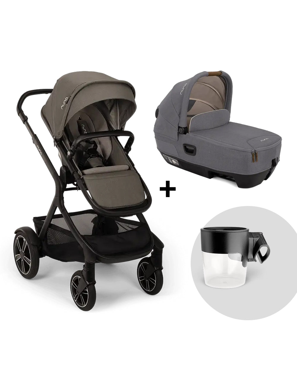 Nuna Demi Next Stroller Cari Next Carry Cot Travel System-Stroller  Features (Reversible Seat, Upto 22 Kg)-Carry Cot Features (Doubling As Car  Seat