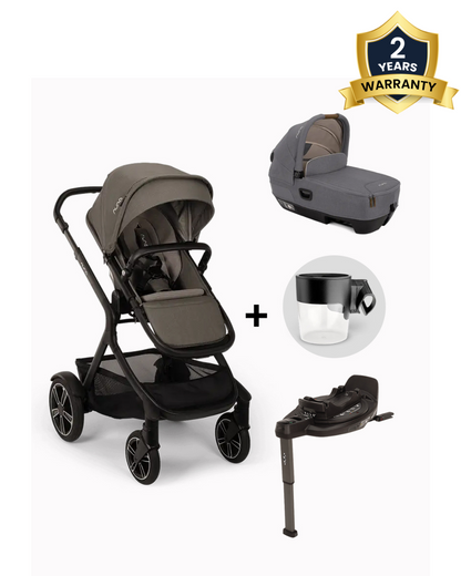 Nuna Demi Next Stroller, Cari Next Carry Cot Base Curv Travel