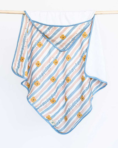 Cocoon Care Baby Hooded Towel-Bamboo Terry-Cheerful Stripes