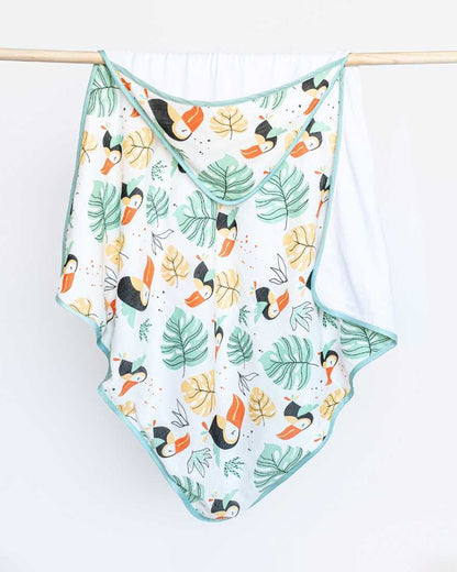 Cocoon Care Baby Hooded Towel-Bamboo Terry-Happy Toucan
