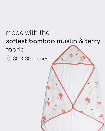 Cocoon Care Baby Hooded Towel-Bamboo Terry-Little Mushroom Lane