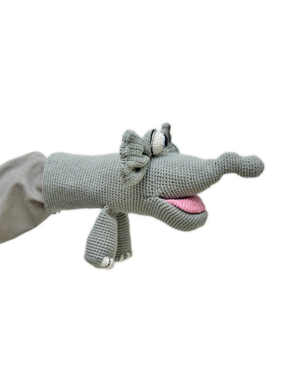 Happy Threads Jumbo The Elephant Soft Toy-Handcrafted-Lightweight & Portable-3Y+