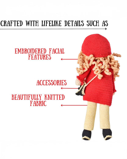 Happy Threads Pee Cee-Doll & Doll Houses-Handcrafted-Easily Washable-12M+