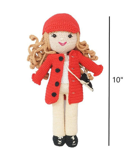Happy Threads Pee Cee-Doll & Doll Houses-Handcrafted-Easily Washable-12M+
