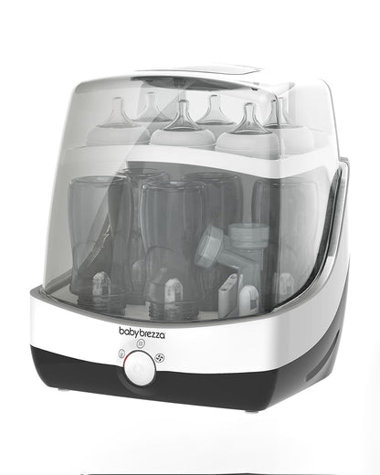 Baby Brezza Superfast 10 Minutes Baby Bottle Sterilizer And Dryer-Electric Steam-Universal Compatibility-6 Bottles Capacity