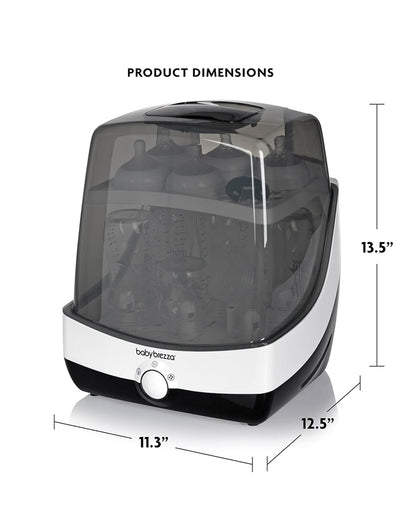 Baby Brezza Superfast 10 Minutes Baby Bottle Sterilizer And Dryer-Electric Steam-Universal Compatibility-6 Bottles Capacity