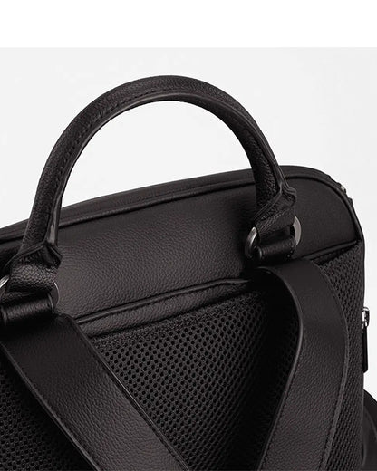 Nuna Essential Diaper Bag-Backpack-Changing Pad With Magnetic Closure-Removable Toiletry Pouch-Back Pocket Unzips Into Trolley Sleeve-Caviar