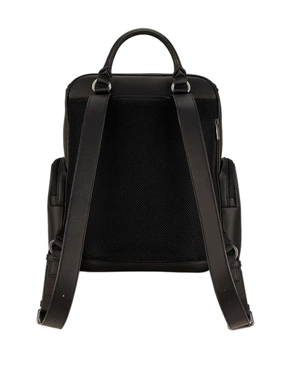 Nuna Essential Diaper Bag-Backpack-Changing Pad With Magnetic Closure-Removable Toiletry Pouch-Back Pocket Unzips Into Trolley Sleeve-Caviar