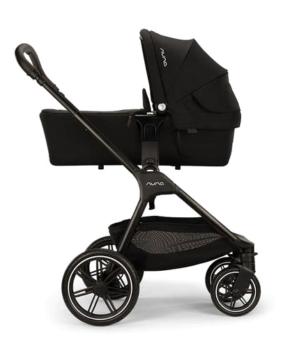Nuna TRIV LX Baby Stroller-With Cup Holder-2025 Edition-Big Rear Wheels-Reversible & Near Flat Reclining Seat-One Hand Fold-2 Years Warranty-For 0 to 4 Years (Upto 22 Kg)-Caviar