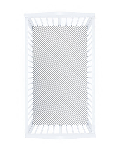 Abracadabra Flat Bedsheet-Starry Night-100% Natural Premium Cotton-Grey & White-Pack of 2 Baby Bedsheets-For Infants