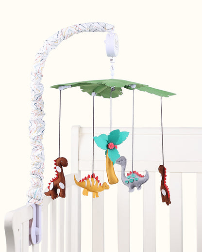 Abracadabra Musical Cot Mobile-D For Dino-Stimulates Baby's Visual & Auditory Senses-For Calm Baby Sleep