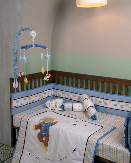 Abracadabra Musical Cot Mobile-Rocketman-Stimulates Baby's Visual & Auditory Senses-For Calm Baby Sleep